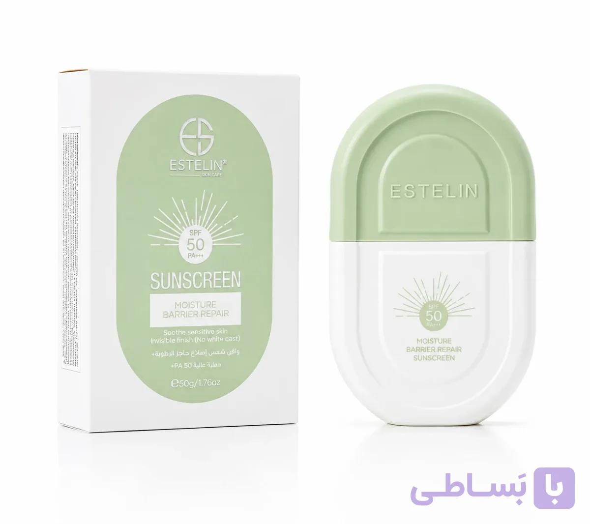 کرم ضد آفتاب استلین 50 میل SPF 50 (سبز) — تصویر 1