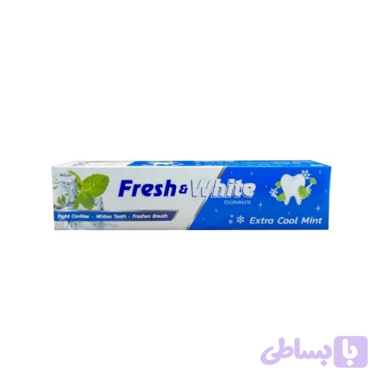 خمیردندان فرش اند وایت مدل Cool Mint | سفیدکننده و پاک‌کننده دندان | طعم نعناع خنک 20231 - دایموند وی آی پی | Diamond VIP