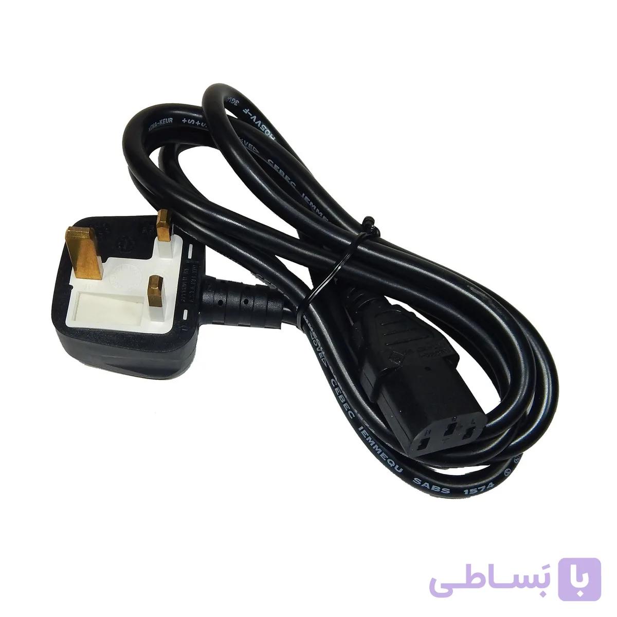 کابل برق فیوزدار کامپیوتر MK برند VOLEX طول 2.5 متری