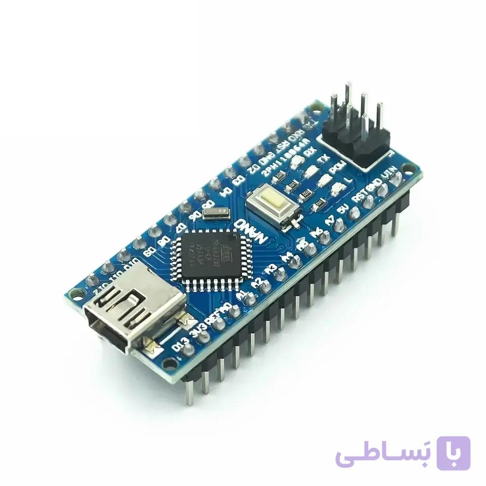 برد آردوینو نانو Arduino Nano CH340 | عمده فروشی الکترونیک سان سون — تصویر 1