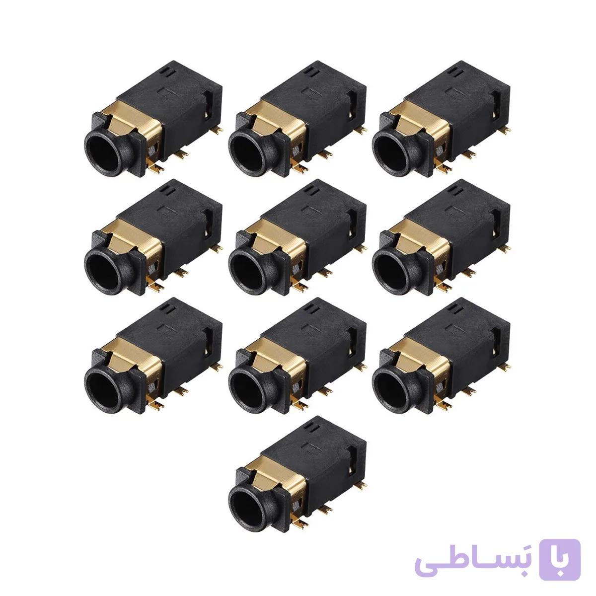 جک هدفون 3.5mm استریو 6Pin مدل PJ-311D | عمده فروشی الکترونیک سان سون