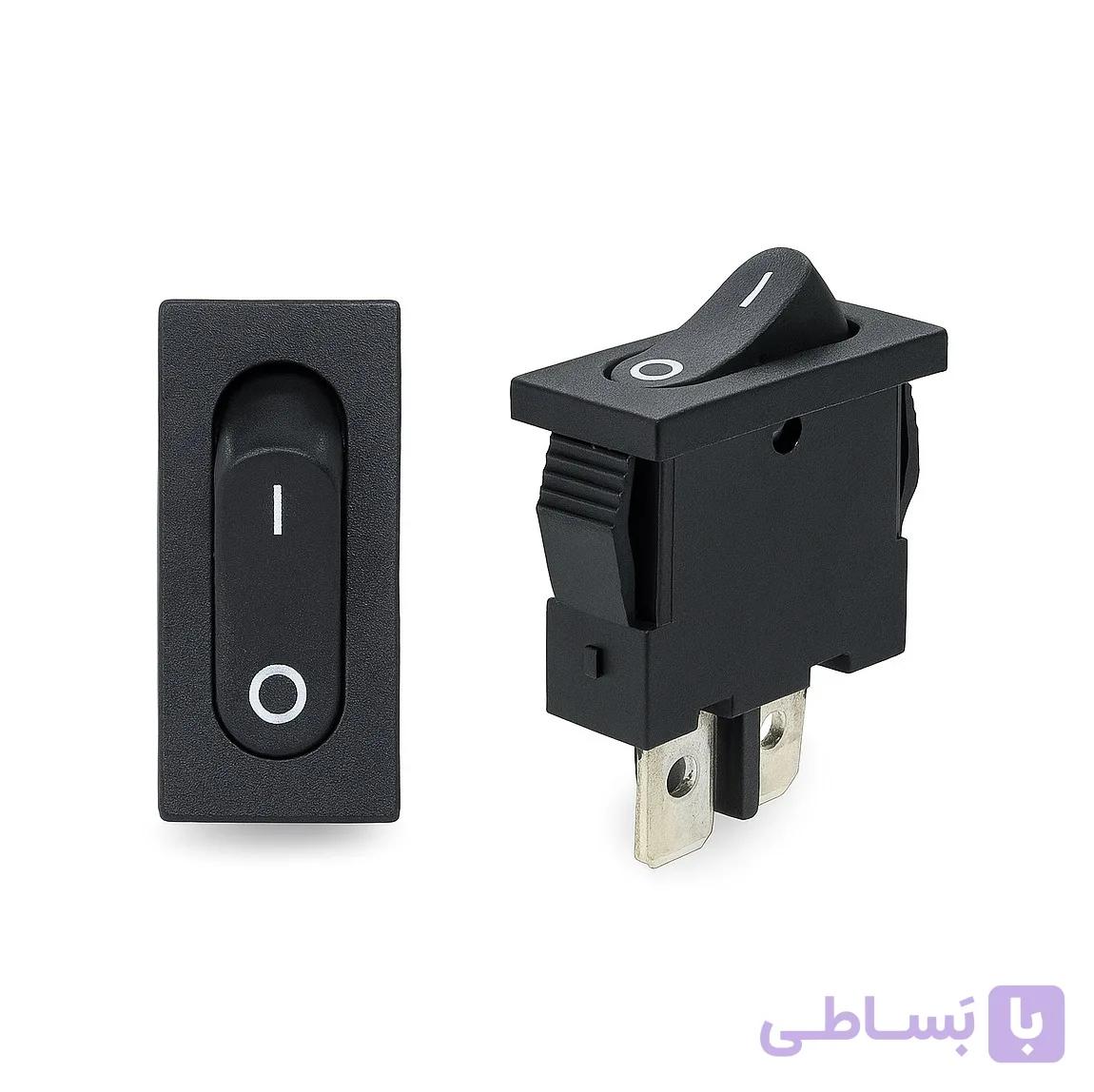 کلید راکر متوسط باریک دو حالته 2 پایه KCD1-110