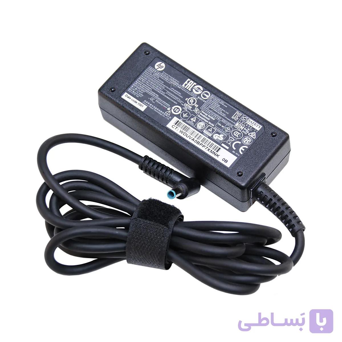 شارژر لپ تاپ اچ پی 19.5 ولت 2.31 سرآبی 4.5x3.0mm