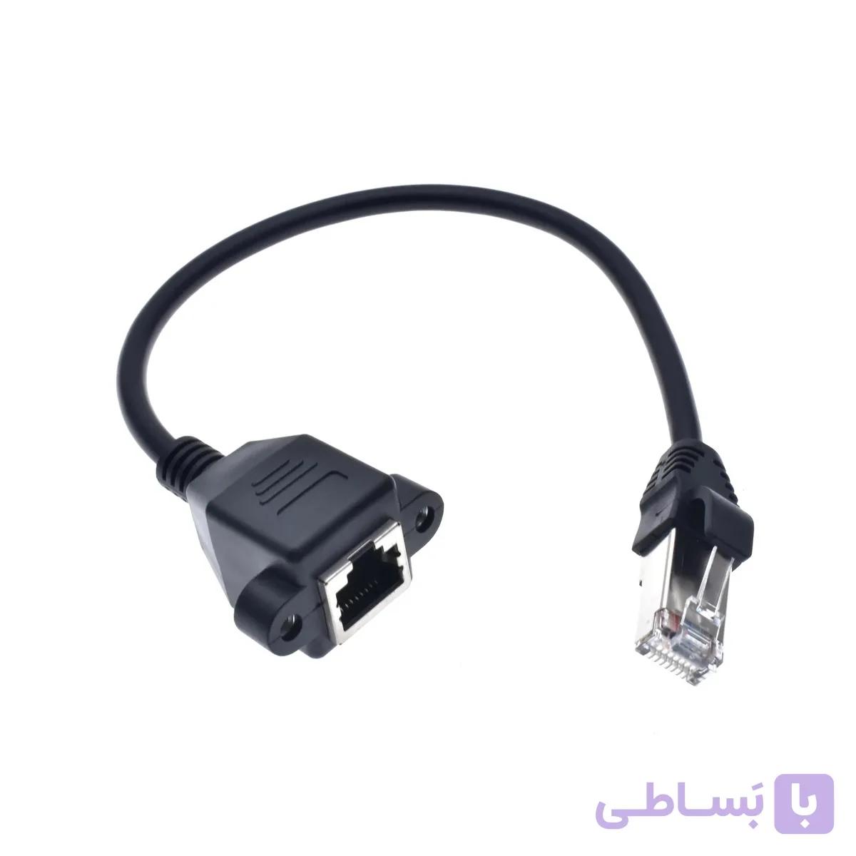 کابل شبکه پنلی پیچ دار 30 سانتی متری