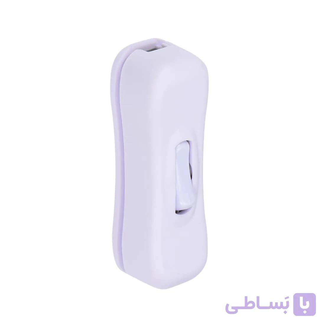 کلید برق بین راهی خارجی مدل ZH-304 سفید