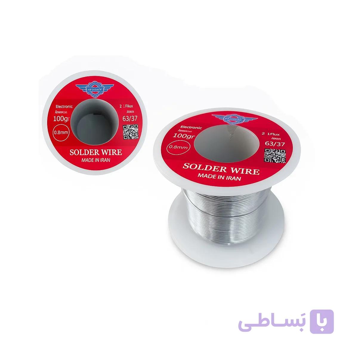 سیم لحیم نبی سولدر 100 گرمی 0.8mm