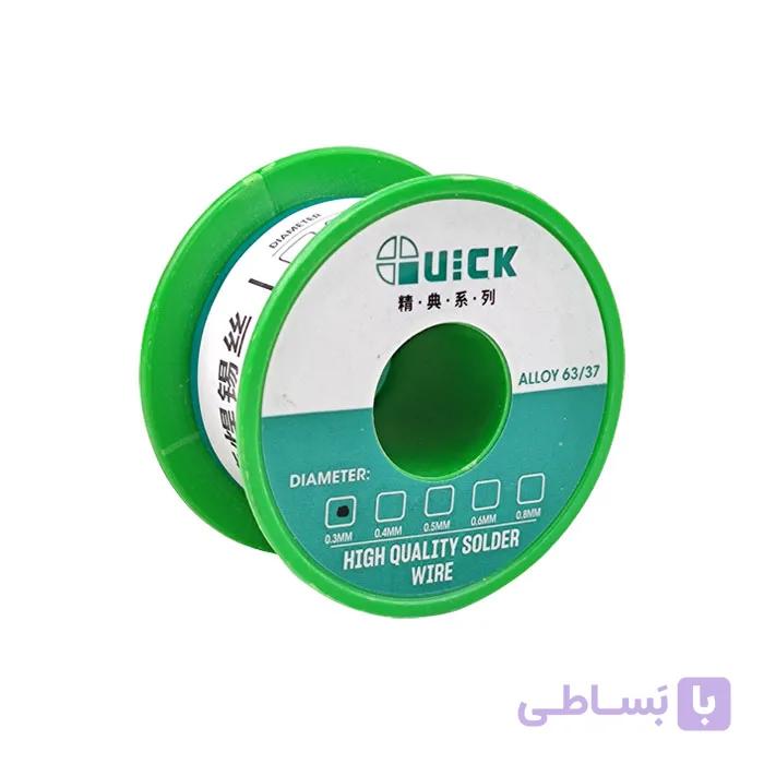 سیم لحیم کوییک 0.3 میلیمتر QUICK 0.3MM | عمده فروشی الکترونیک سان سون