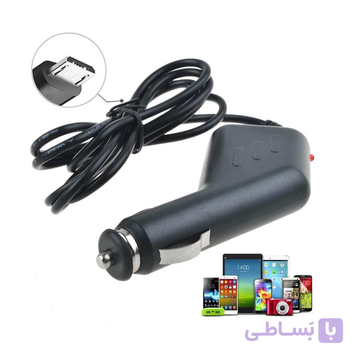 شارژر فندکی ماشین سوکت اندروید MICRO USB | عمده فروشی الکترونیک سان سون