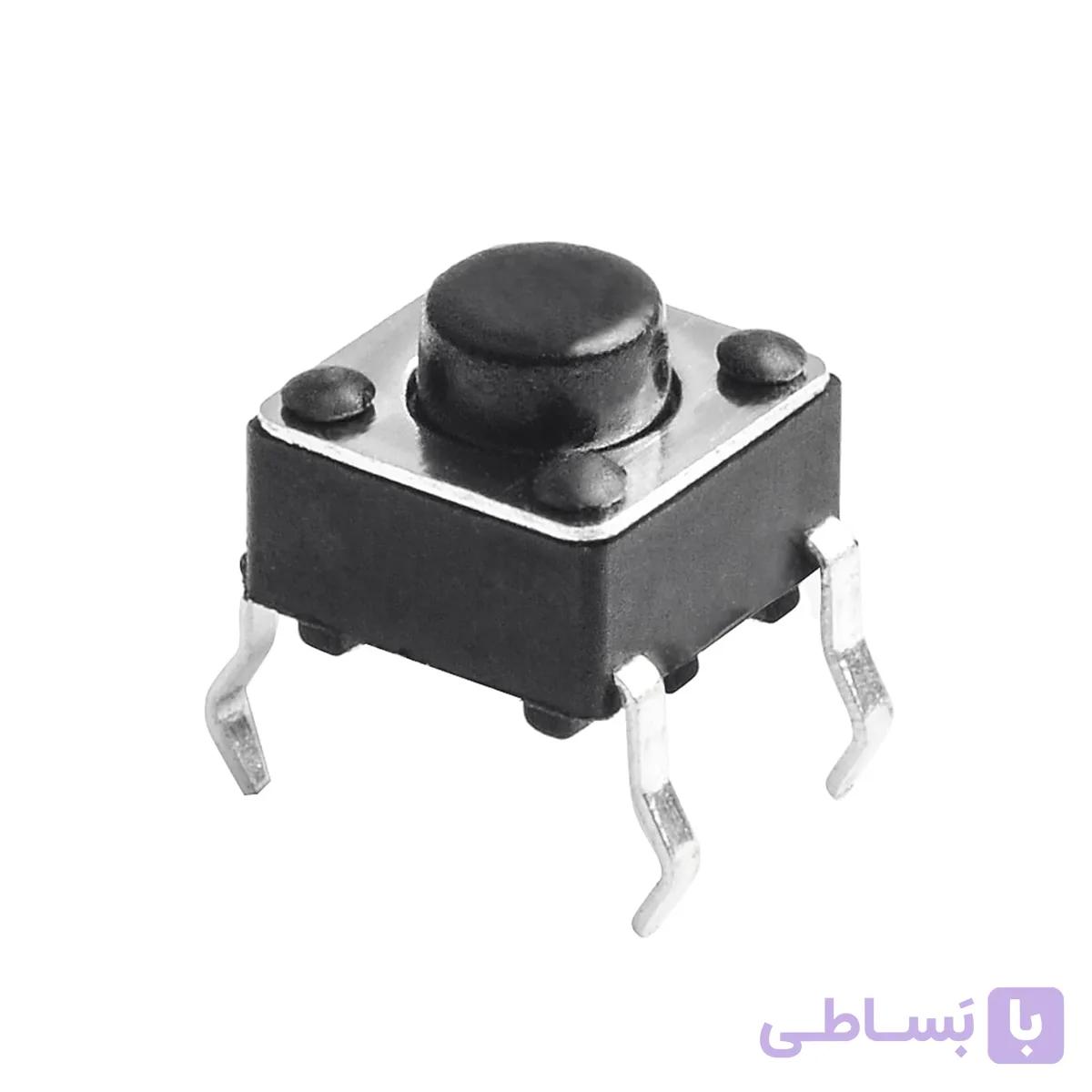 تک سوئیچ 4 پایه سایز 6x6x5mm | عمده فروشی الکترونیک سان سون