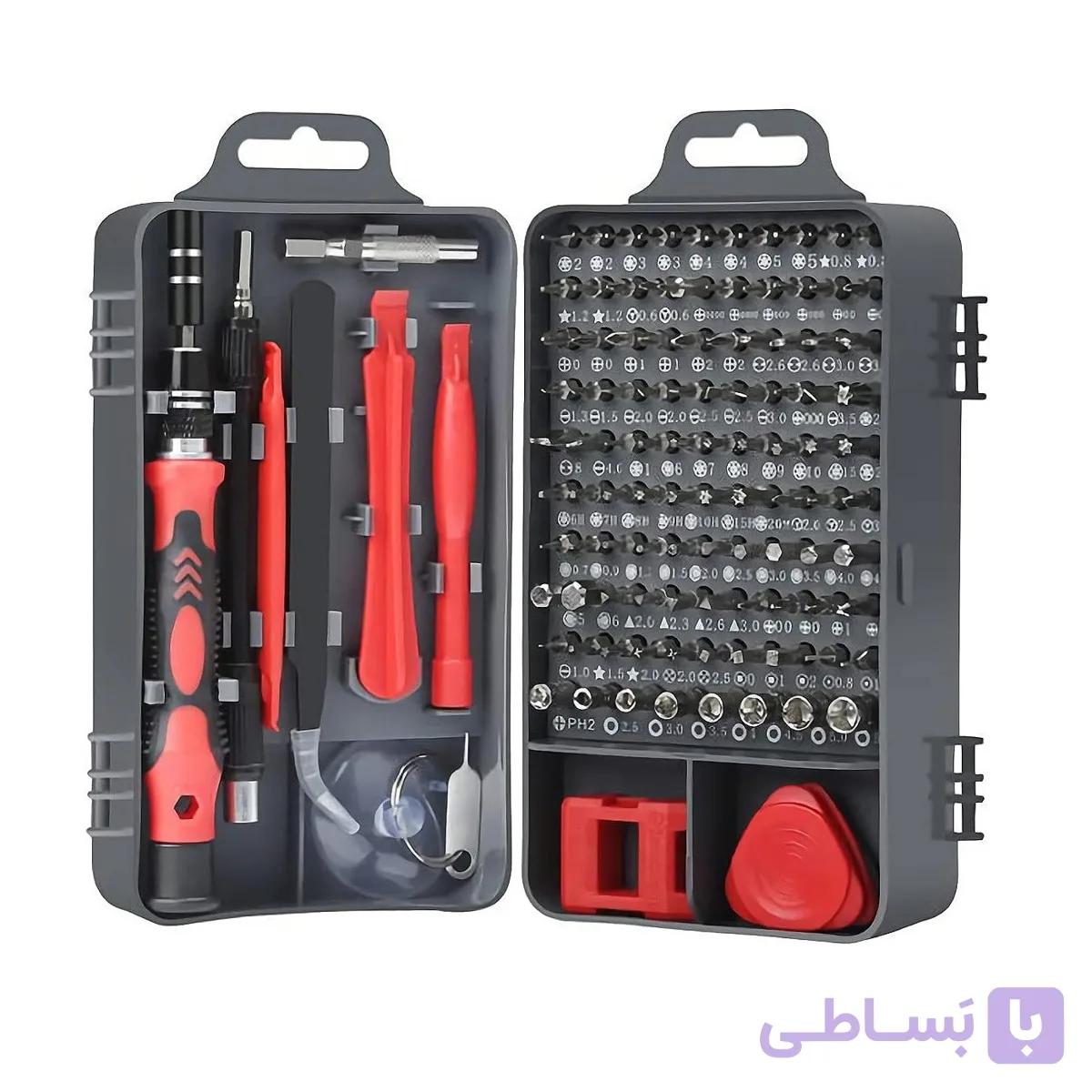 فول پکیج ابزار تعمیرات موبایل 115 عددی | عمده فروشی الکترونیک سان سون
