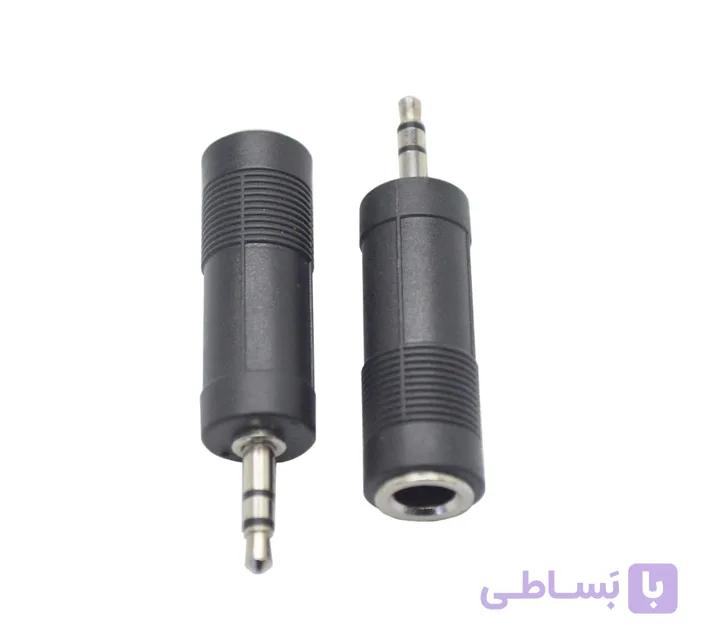 مبدل جک 6.3 میلی متری به جک 3.5 میلی متری — تصویر 1