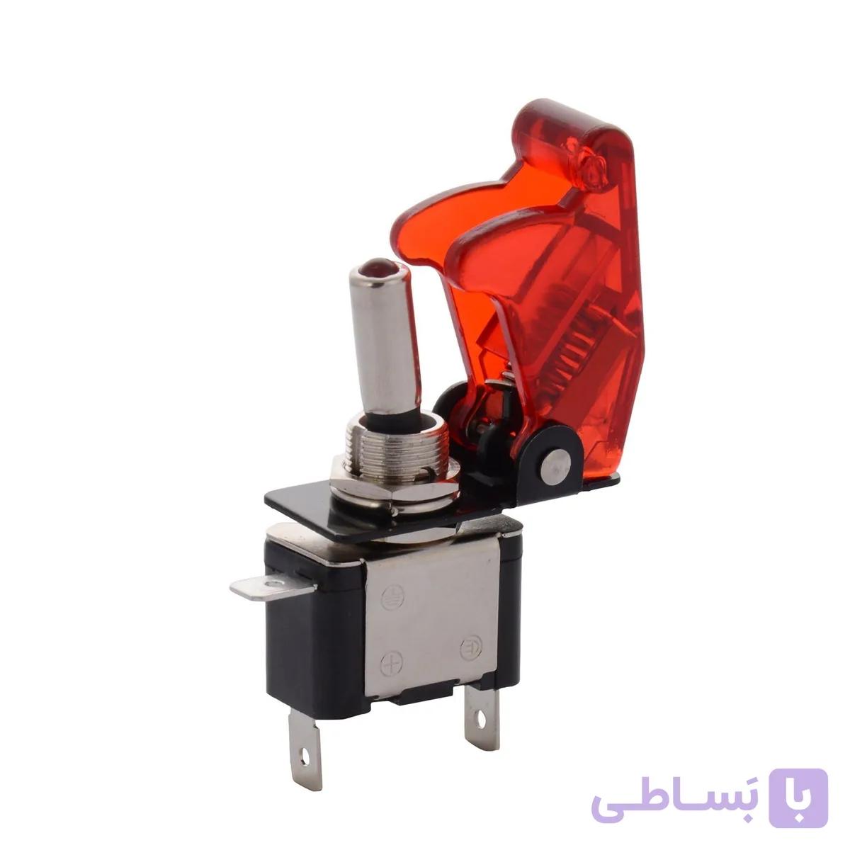 کلید خلبانی محافظ دار 20 آمپر چراغ قرمز | عمده فروشی الکترونیک سان سون