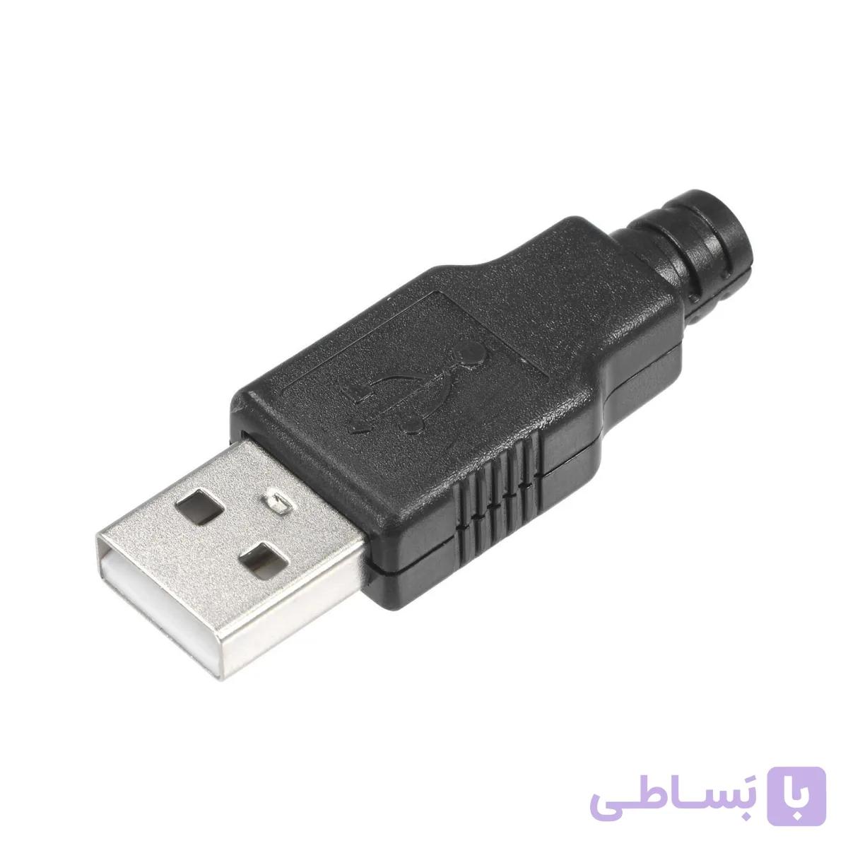 کانکتور نری USB سرکابلی کاور دار