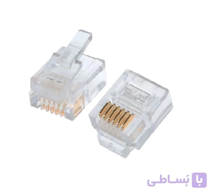 سوکت خط تلفن 6 پین RJ12