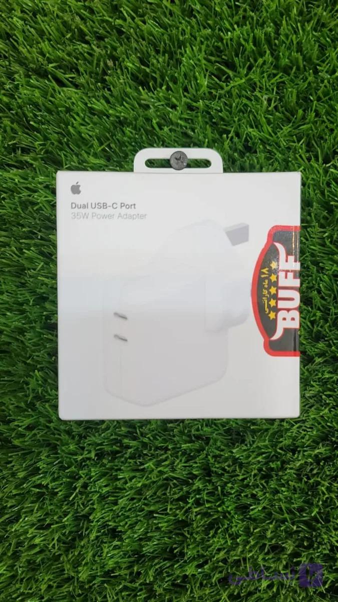 شارژر دیواری اپل Apple Dual USB-C 35W Power Adapter اورجینال