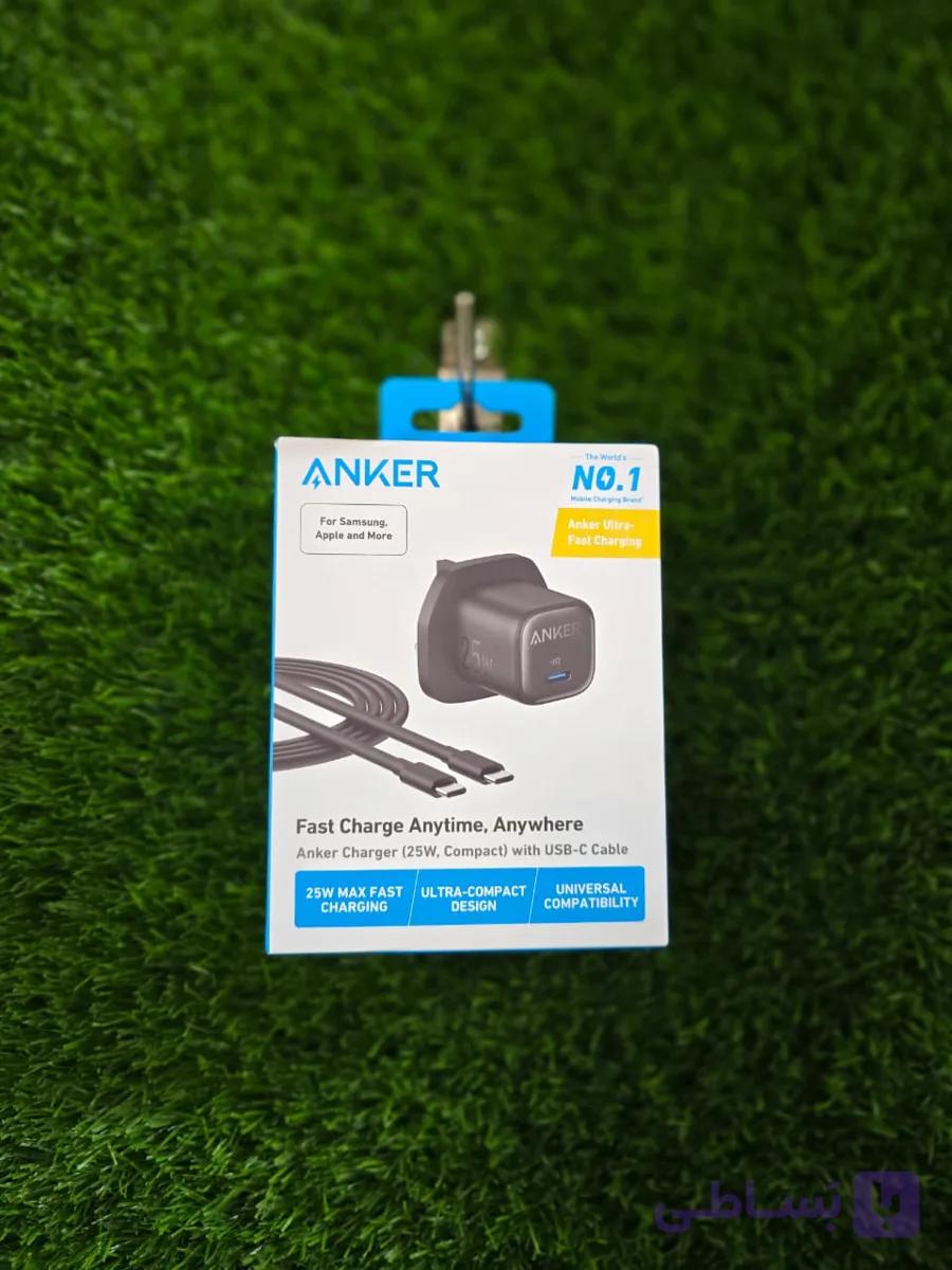 شارژر دیواری انکر Anker B2656 25W به همراه کابل Type-C