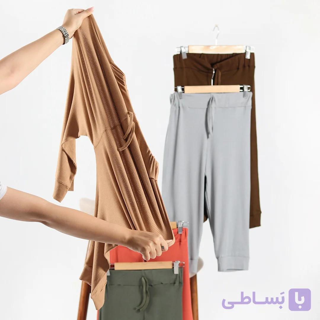 شلوارک زنانه کبریتی نخ‌پنبه