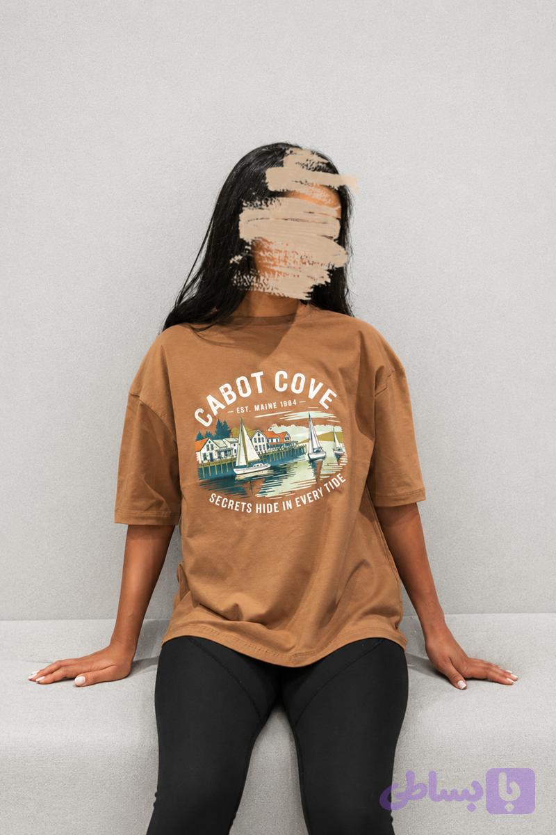 تیشرت زنانه نخ پنبه Cabot Cove