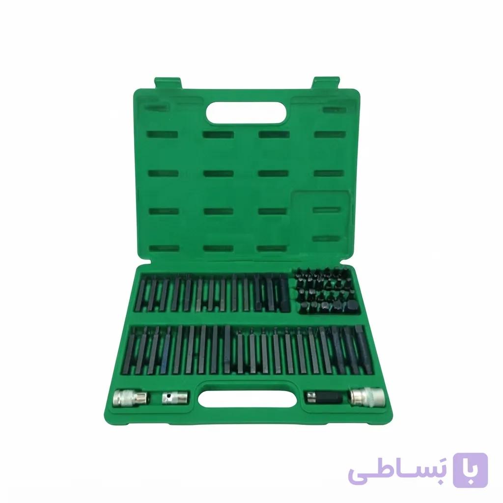 جعبه بکس بیت 60پارچه تاپ تول مدل GCAI6003 سایز 1/2 و 3/8