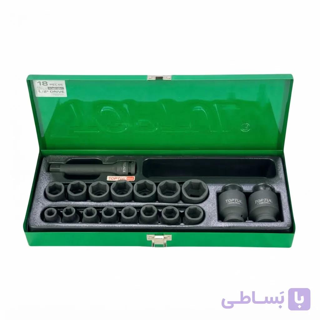 جعبه بکس 18 پارچه تاپ تول فشار قوی