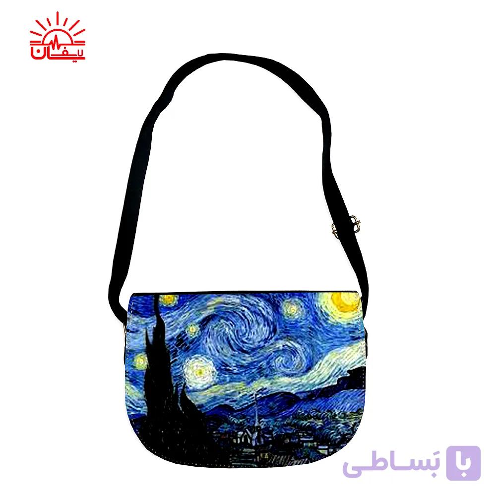 کیف رودوشی طرح ونگوگ — تصویر 1