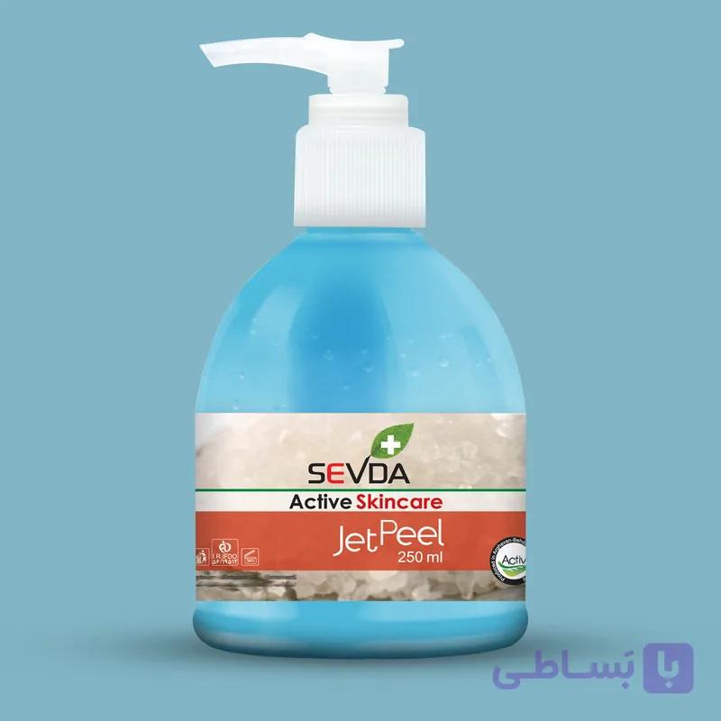 ژل لایه بردار پوست سودا مدل نمک دریایی حجم 250 میلی لیتر — تصویر 1