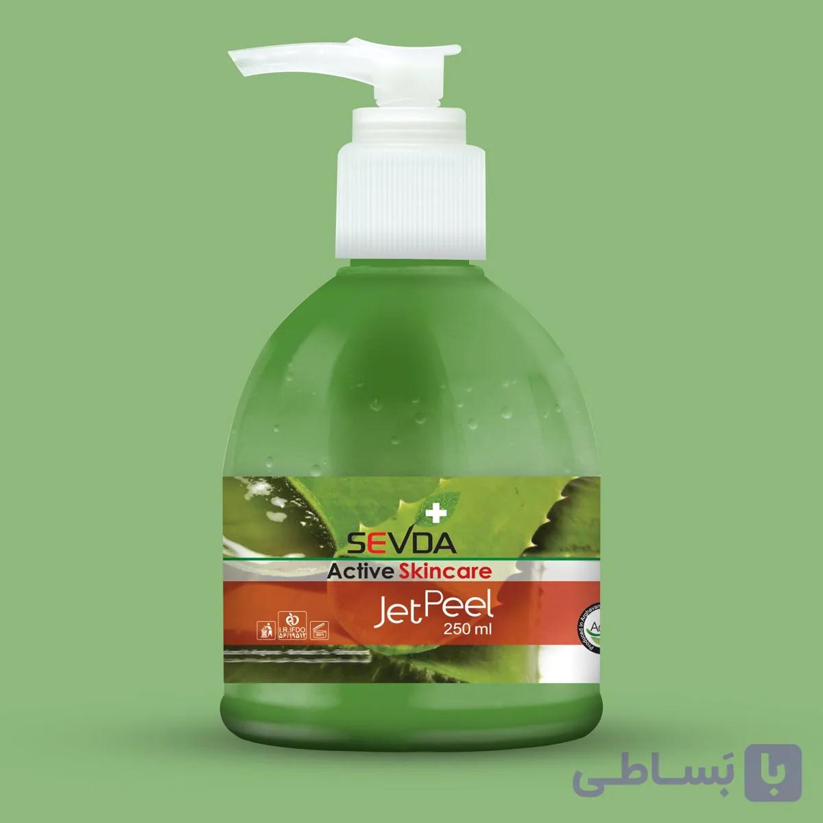 ژل لایه بردار پوست سودا مدل آلوئه ورا حجم 250 میلی لیتر — تصویر 1