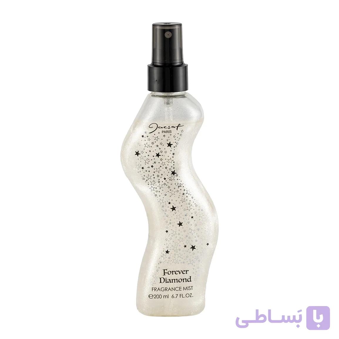 بادی اسپلش شاین‌دار ژک ساف مدل Forever Diamond حجم ۲۰۰ میلی‌لیتر — تصویر 1