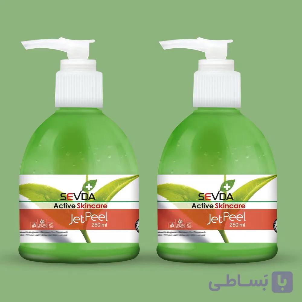 ژل لایه بردار پوست سودا مدل چای سبز مجموعه ۲ عددی — تصویر 1