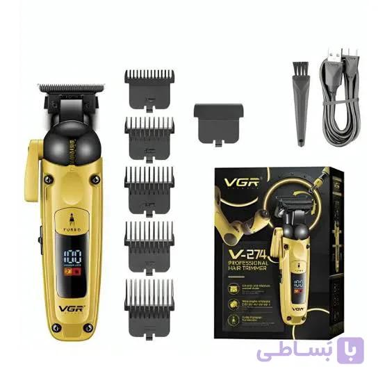 ماشین اصلاح موی سر و صورت شارژی وی جی ار مدل V-274