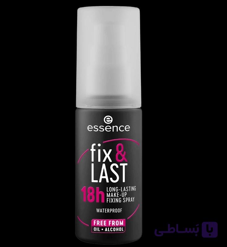 اسپری فیکس آرایش اسنس Fix & Last 18H ضد آب حجم 50 میلی لیتر — تصویر 1