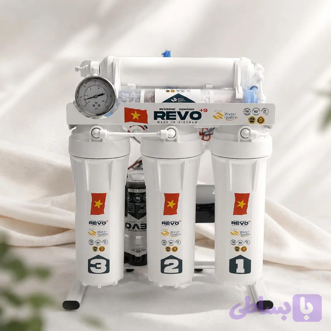 دستگاه تصفیه آب خانگی Revo+9 فول ویتنام | سیستم تصفیه آب ۹ مرحله‌ای RO