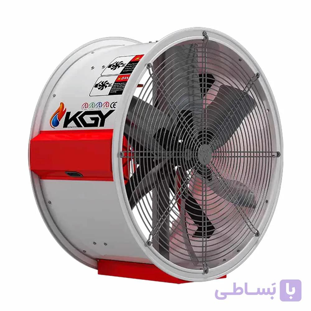 فن صنعتی تکفاز 1500 وات 140 سانتیمتری دمپردار کولاک گستر یزد مدل ECOFAN140 — تصویر 1