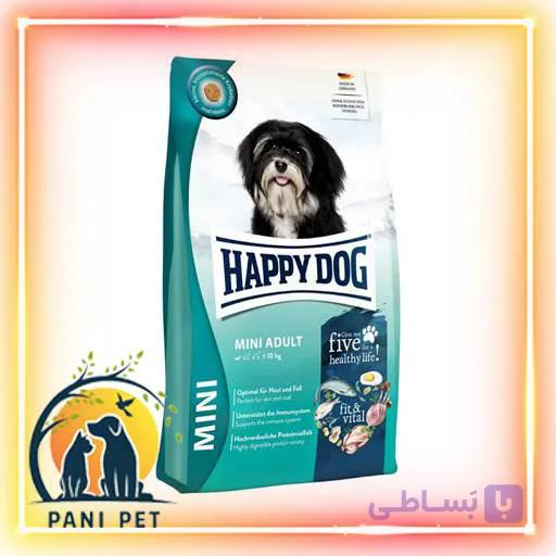 غذای خشک سگ برند هپی داگ فله با طعم (مرغ و ماهی)