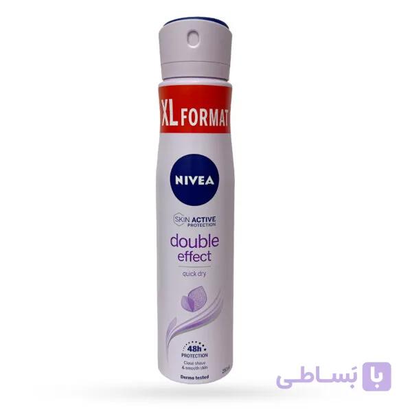 اسپری ضدتعریق زنانه نیوآ مدل double effect حجم 200 میل