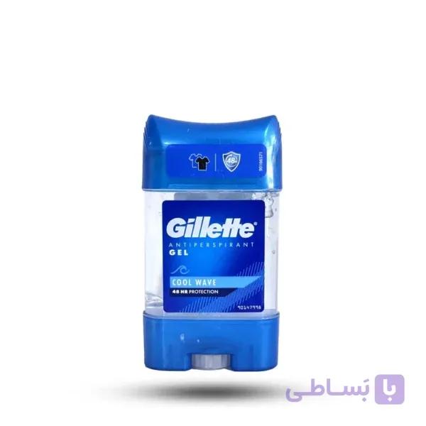 استیک شفاف ضد تعریق ژیلت مدل Cool Wave وزن 80 گرم