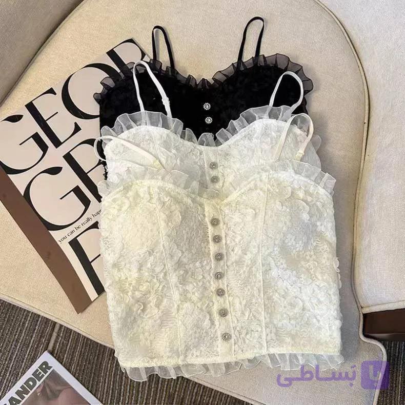 تاپ دخترانه مجلسی مدل ارغوان