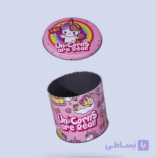 جعبه هدیه فلزی مدل uni corns