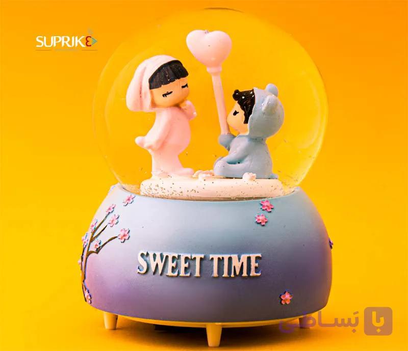 گوی موزیکال دختر و پسر مدل SWEET TIME