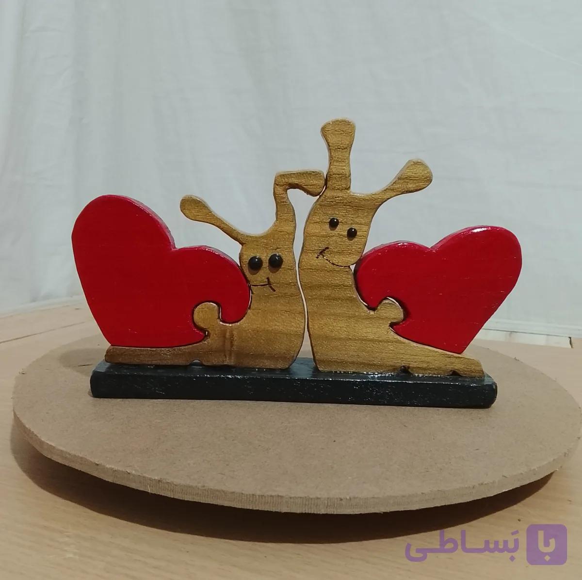 استند حلزون ها ،چوبی