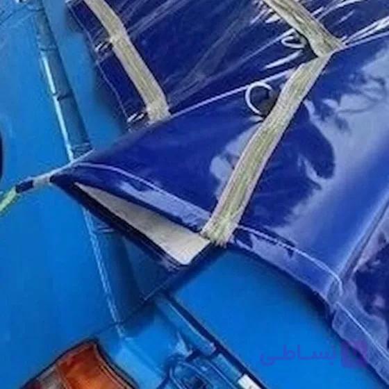چادر خودرو نیسان جنس ترانزیتی کانتینری ضد آب رنگ آبی