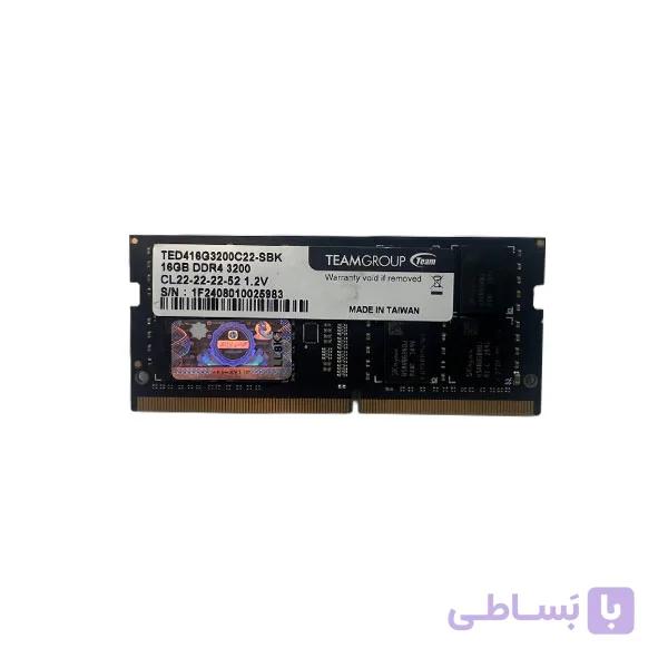 رم لپ تاپ Teamgroup 16GB DDR4 Laptop RAM 3200MHz — تصویر 1
