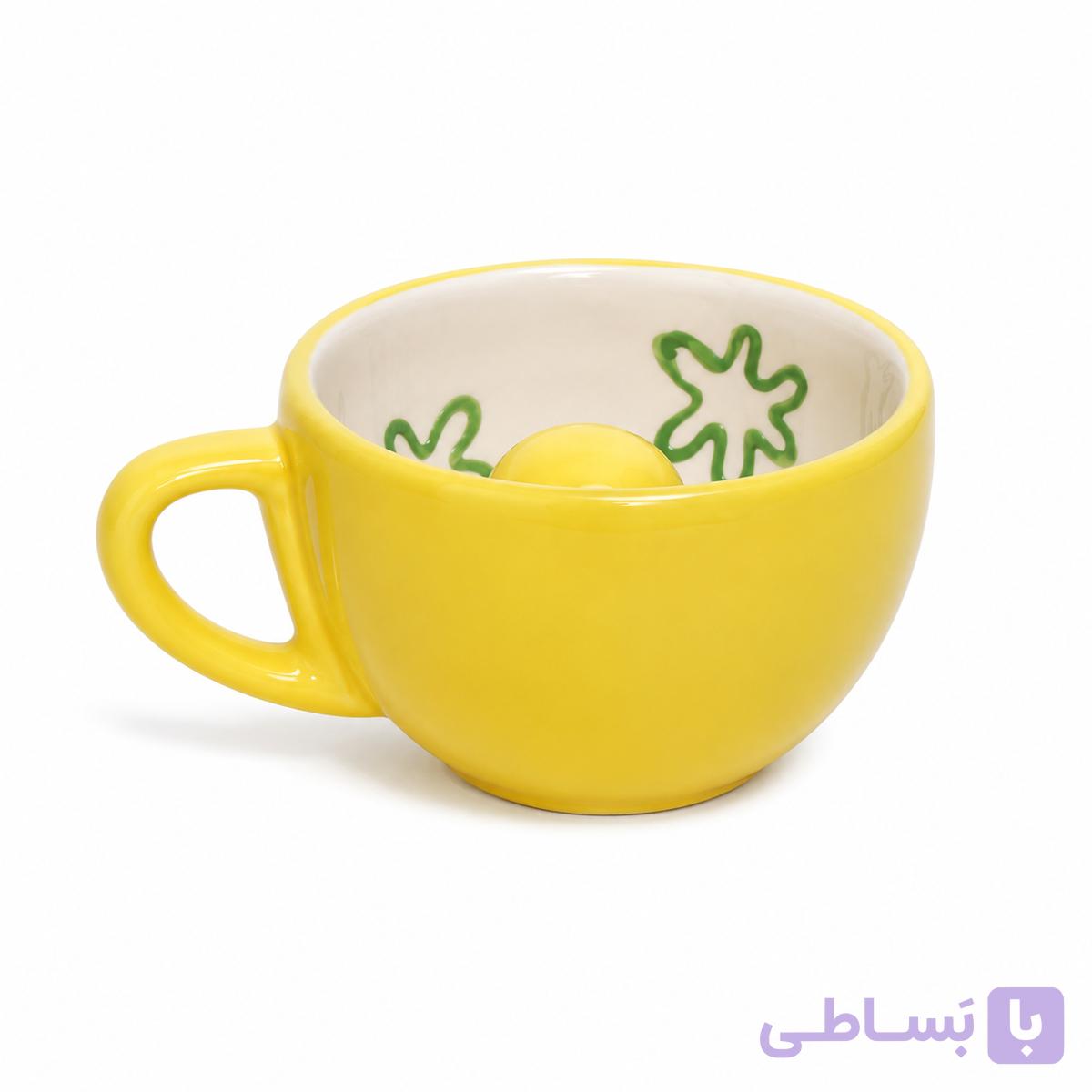 ماگ سوپرایزی سرامیکی دست‌ساز — تصویر 1