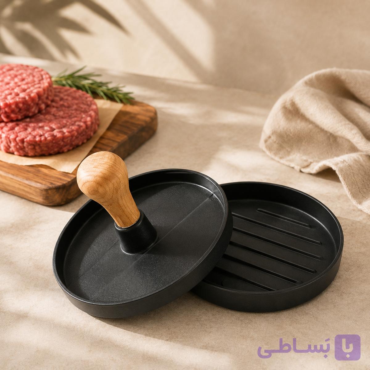 پرس دستی همبرگر و گوشت شنیا