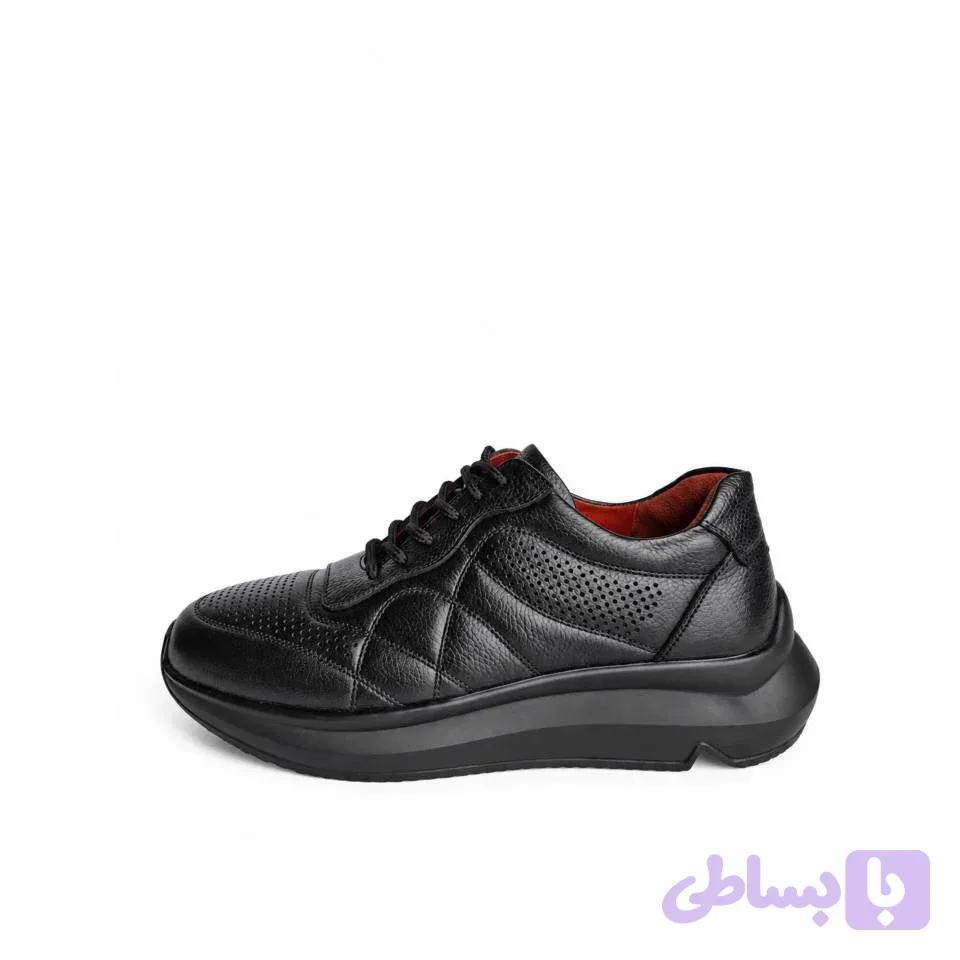 کفش کتانی چرم زنانه کد SHO-SN-006