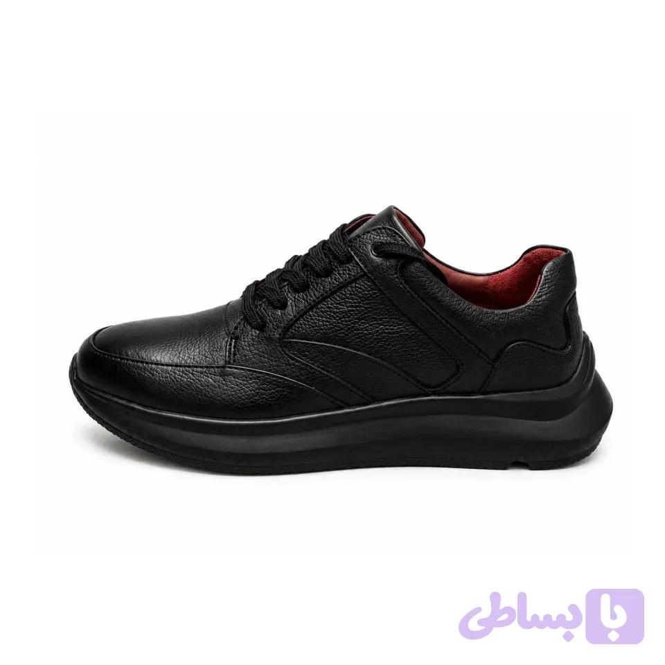 کفش کتانی چرم زنانه کد SHO-SN-008