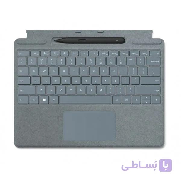 کیبورد سرفیس پرو ۸ signature با قلم slim pen 2 — تصویر 1