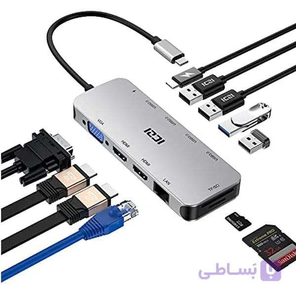 هاب 11 پورت ICZI مدل TH27 — تصویر 1