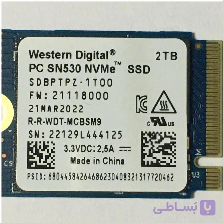 هارد ssd وسترن دیجیتال 2 ترابایت مخصوص مایکروسافت سرفیس پرو 9/10/11 — تصویر 1