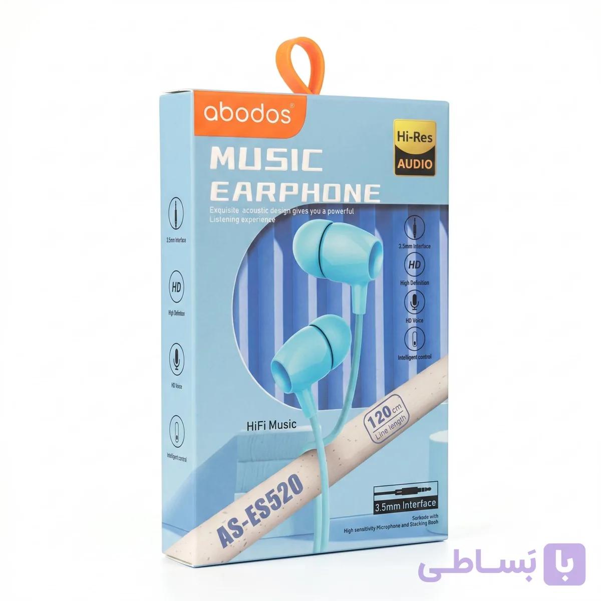 هندزفری باسیم آبادوس مدل AS-ES520 — تصویر 1